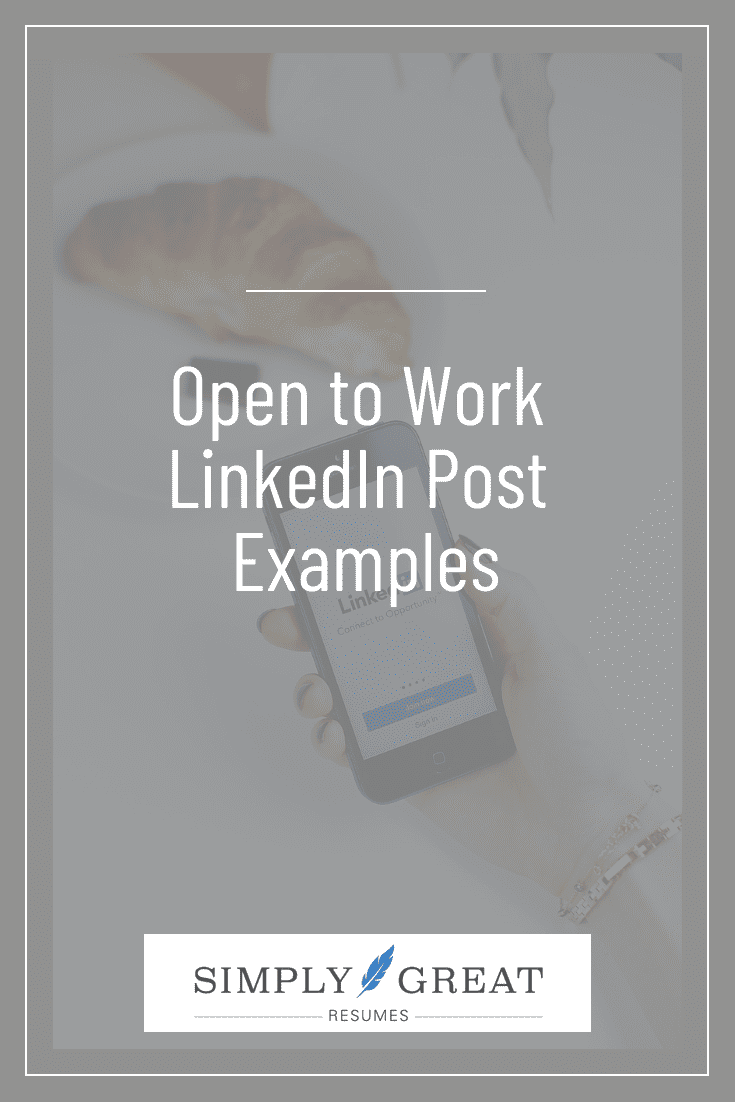 Open to Work LinkedIn Post Examples