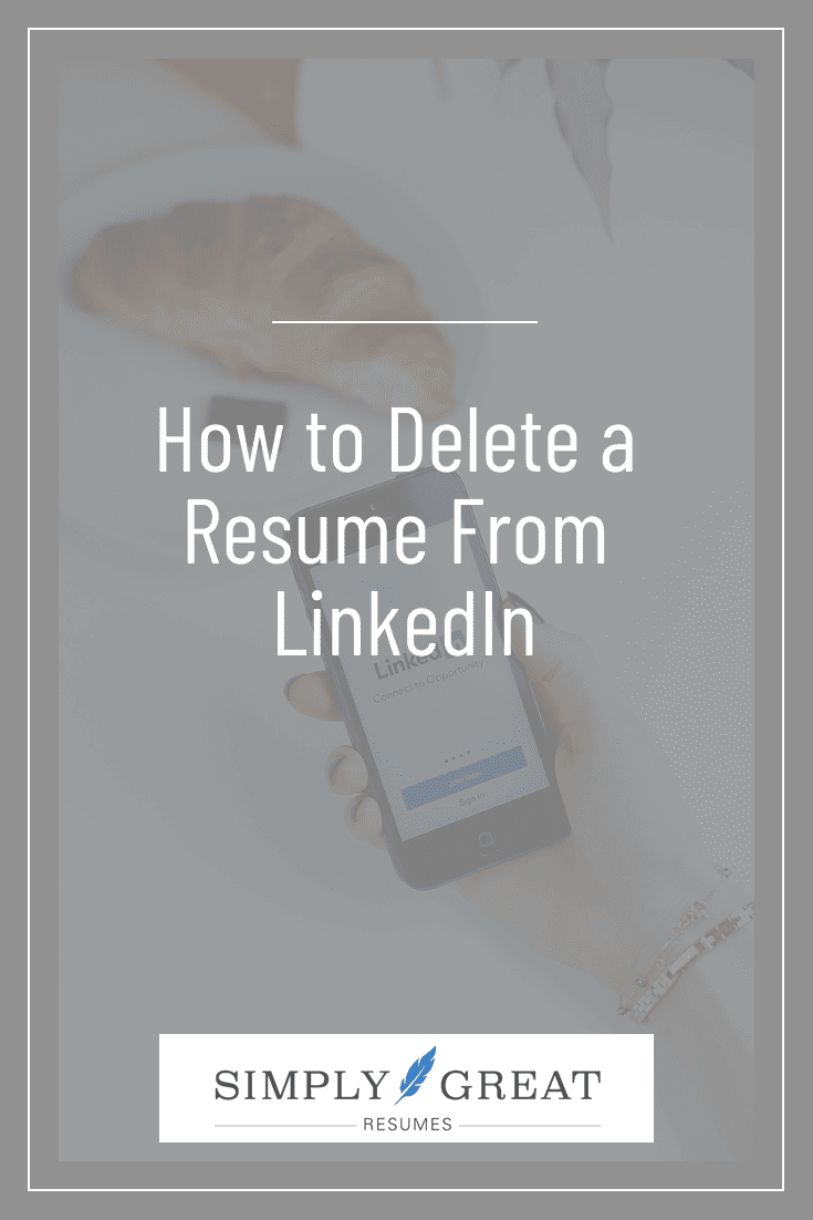How to Delete a Resume From LinkedIn